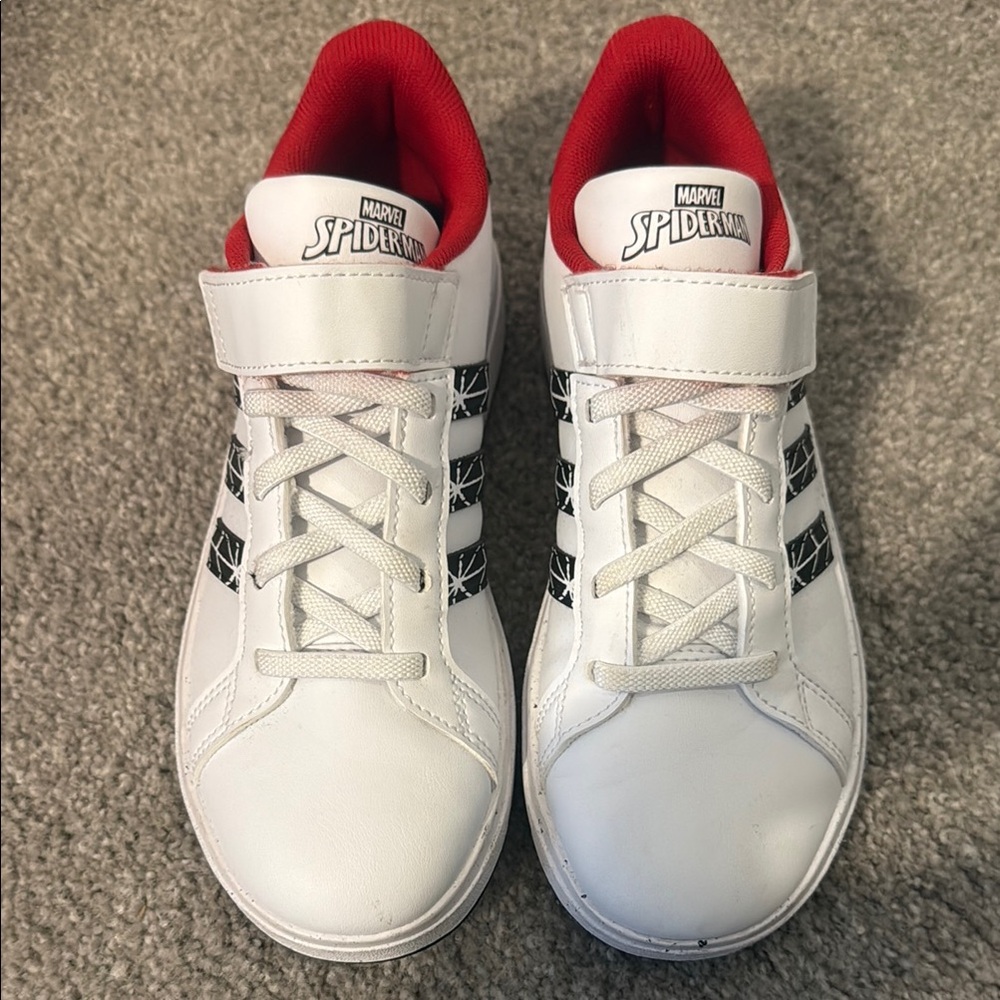 Adidas Marvel Spiderman White and Red Sneakers for Everyday Adventure